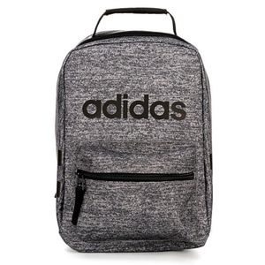 New Adidas Insulated Lunch Bag Black & Gray
